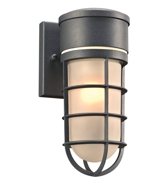 PLC Lighting Cage 1Light Outdoor Sconce Wayfair